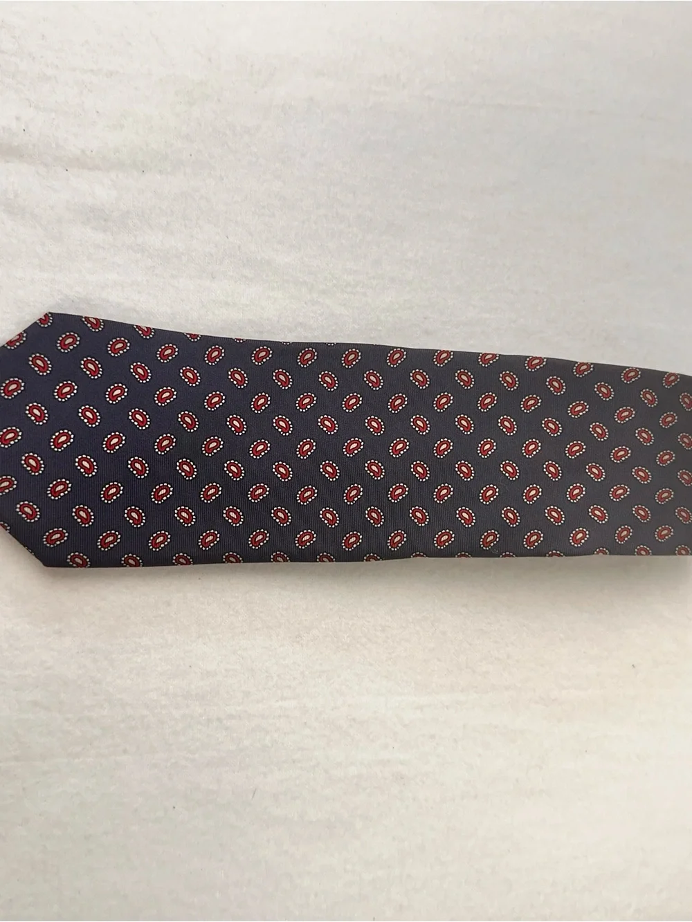 Bert Pulitzer Silk Men's Tie Blue Multicolo her Geometric Vintage Classic Office